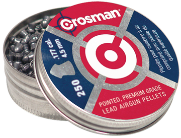 Crosman P177 Premier Pointed .177 Lead Pellet 250/Tin