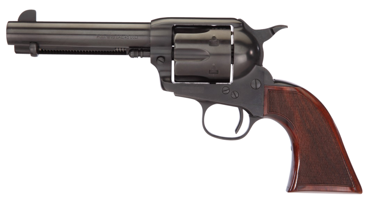 Taylor's & Company Runnin Iron Black Rock 45 Colt (LC) 4.75" 6-Rd SAO Revolver - Taylor Tuned