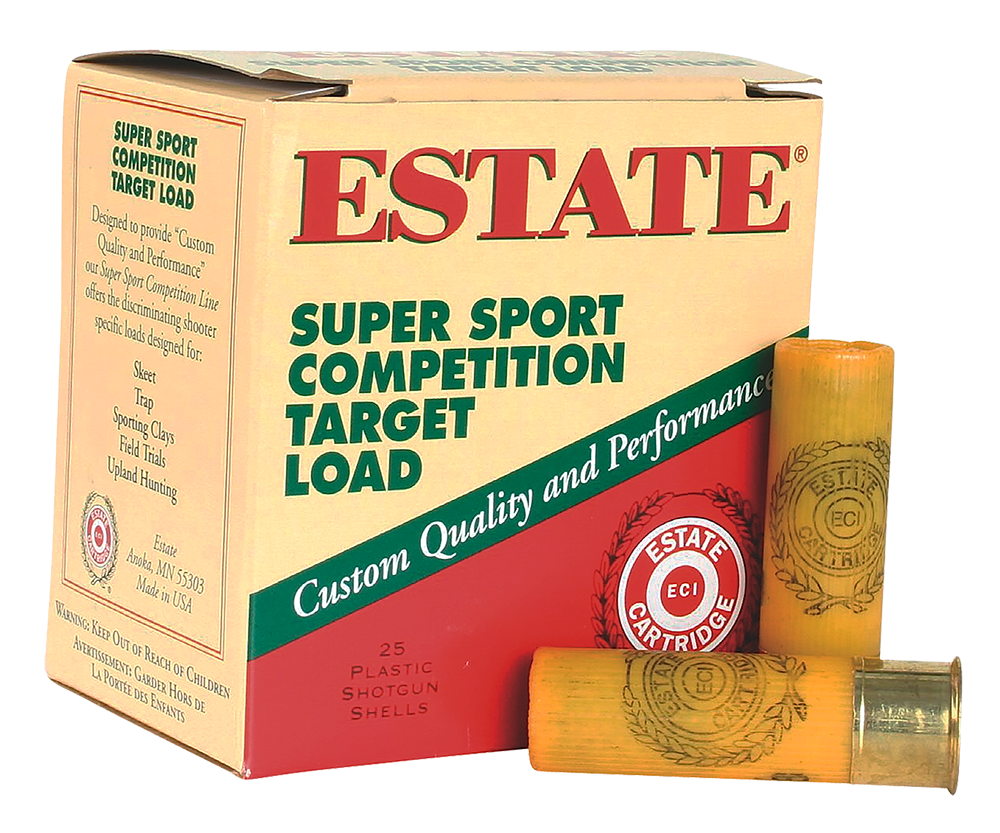 Estate Super Sport Competition Target 20 Gauge 2.75" 7/8oz 7.5 Shot - Box or Case