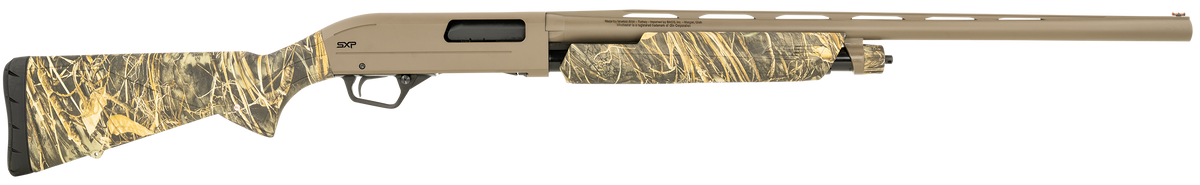 Winchester Guns SXP Hybrid Hunter 12 Gauge 3.5" 4+1 26" Pump Shotgun - Realtree Max-7, FDE Receiver