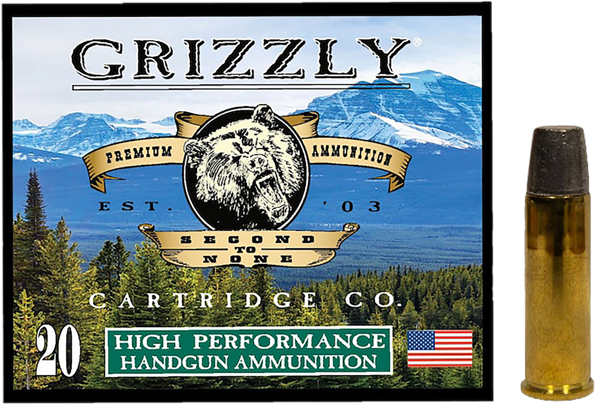 Grizzly Ammo GC41M5 41 Mag 265gr Wide Flat Nose Gas Check 20rd - Box or Case