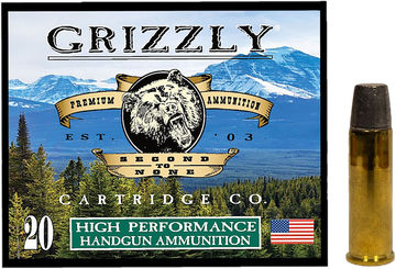 Grizzly Ammo GC41M5 41 Mag 265gr Wide Flat Nose Gas Check 20rd - Box or Case