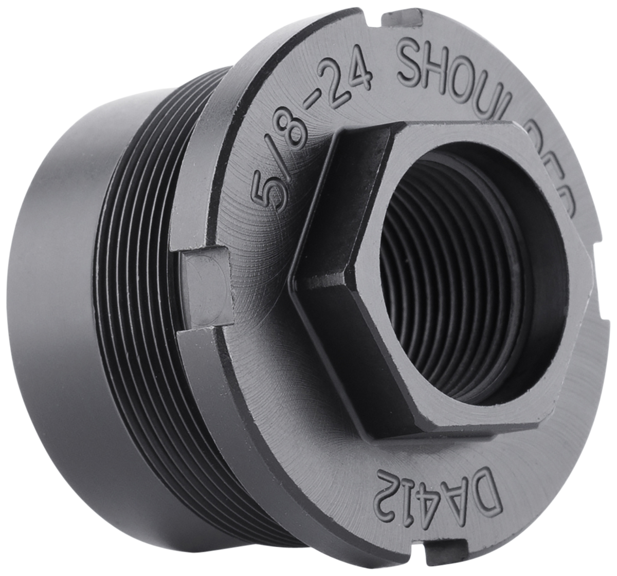 Dead Air DA412 Ghost-M & Pyro Fixed Mount 5/8x24 Black