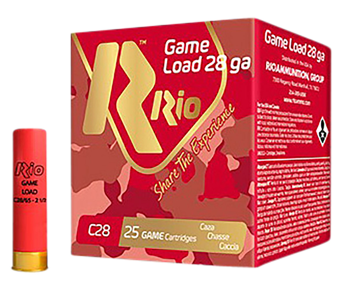 Rio Ammunition Game Load Heavy Field 28 Gauge 2.75" 1 oz 7.5 Shot - Box or Case