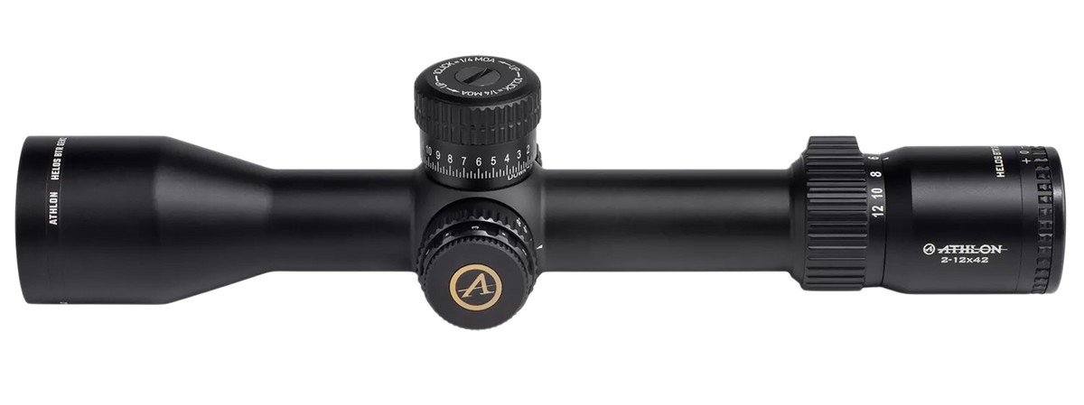 Athlon Helos BTR GEN2 2-12x42mm 30mm Tube Illuminated MOA Riflescope