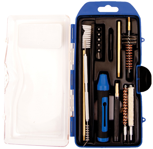 DAC GunMaster GM223AR AR-15 Cleaning Kit .223 Rem/5.56 NATO 17-Piece Black/Blue
