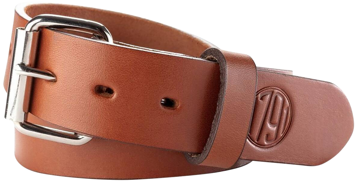 1791 Gunleather BLT-01 Gun Belt Classic Brown Leather 38/42 1.50" Buckle Closure
