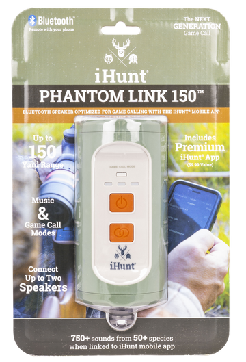 iHunt Phantom Link 150 Bluetooth Game Call Speaker Waterproof 750 Preloaded Calls