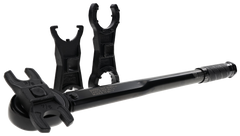 Wheeler Delta Series XL F.A.T. Wrench 10-150 ft-lb 1/2" Drive AR-15 Crowfoot Set - Black Steel