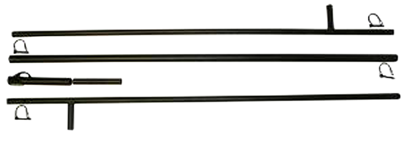Mojo Outdoors HW2204 Extension Pole 12' Black Metal Decoy Stand