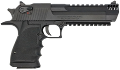 Magnum Research Desert Eagle Mark XIX L6 357 Mag 6" 9+1 Semi-Auto Pistol - Integral Muzzle Brake - Black Anodized Aluminum
