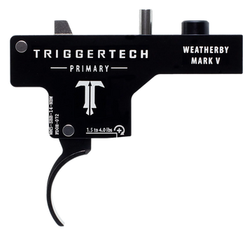 TriggerTech Primary Weatherby Mark V Single-Stage Curved Trigger 1.5-4 lbs Black PVD