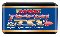 Barnes Bullets Tipped TSX 458 SOCOM 300 gr TTSX Boat Tail Reloading Bullets - 50/Box