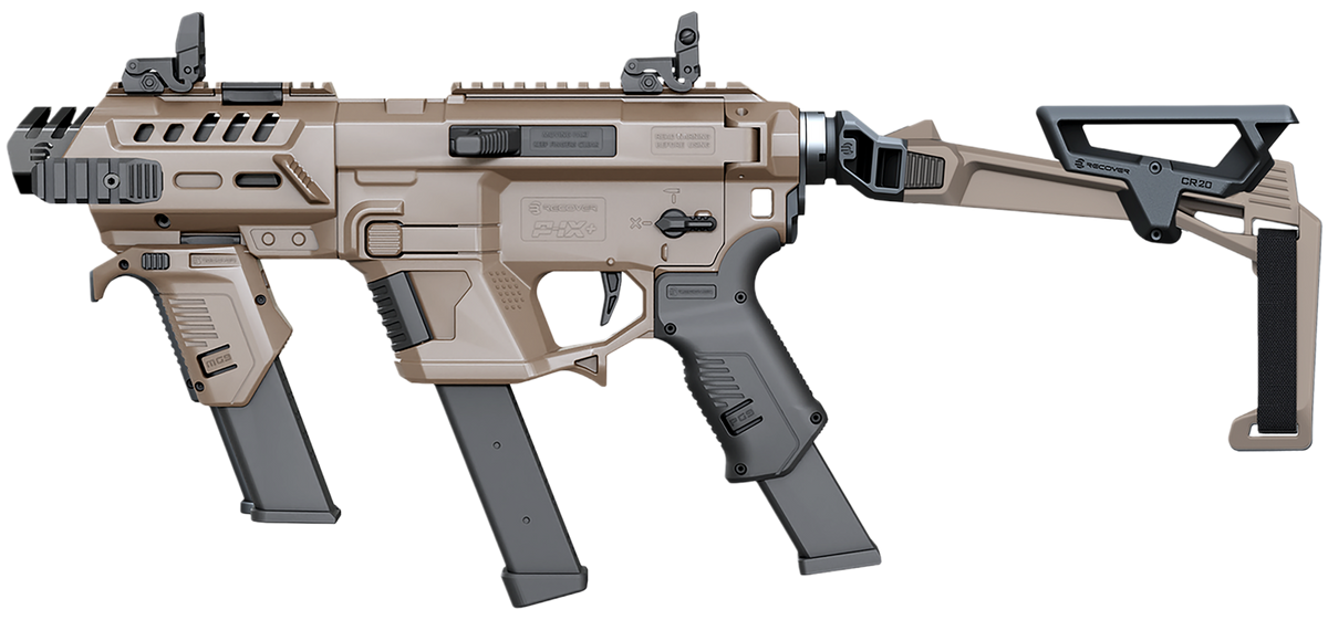 Recover Innovations P-IX+MG PG9 SR20 Metal Front Guard Folding Brace Tan