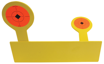 Birchwood Casey World of Targets Bushwacker Rimfire Pistol/Rifle Black/Orange AR400 Steel Target