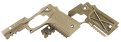Recover Tactical CC3H-02 Standard Frame 1911 Polymer Grip & Rail System - Tan