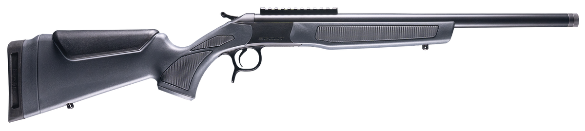 CVA Scout 6.5 Creedmoor 20" 1-Rd Single Shot Rifle - Blued / Stealth Gray
