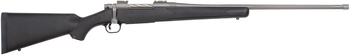 Mossberg Patriot 7mm PRC 24" 3+1 Bolt-Action Rifle - Fluted Threaded Barrel, Stainless Cerakote