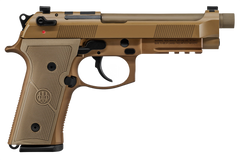 Beretta M9A4 9mm Luger 5.10" Threaded Barrel 10+1 DA/SA Semi-Auto Pistol - FDE Cerakote