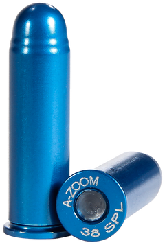 A-Zoom 16318 Revolver Blue Snap Caps .38 Special 12-Pack Dummy Rounds