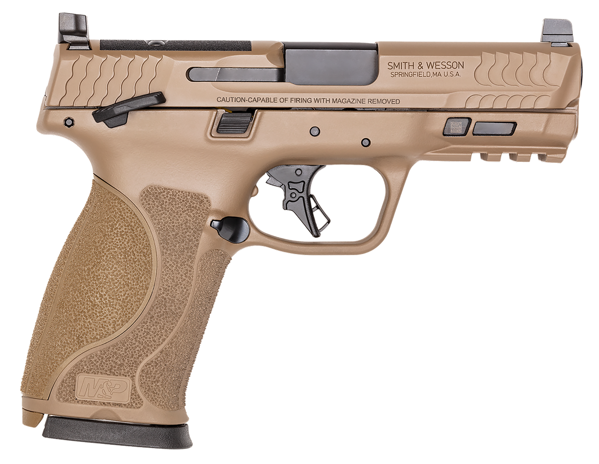 Smith & Wesson M&P M2.0 10mm Auto 4" 15+1 Semi-Auto Pistol - Optic Ready - FDE Cerakote