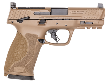 Smith & Wesson M&P M2.0 10mm Auto 4" 15+1 Semi-Auto Pistol - Optic Ready - FDE Cerakote