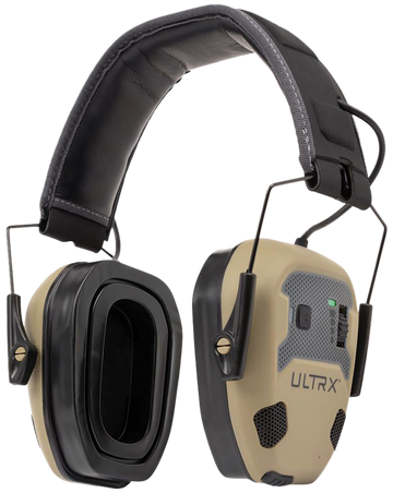 Allen Ultrax Bionic Fuse Bluetooth Electronic Earmuff 22 dB Flat Dark Earth - Over the Head