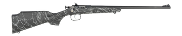 Crickett KSA2344 My First Rifle Gen2 22 LR 16.13" 1-Rd Bolt Action Rifle - Black w/White Webbing Stock