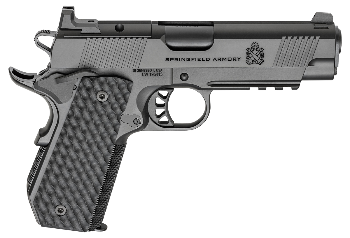 Springfield Armory 1911 TRP AOS 9mm Luger 4.25" 9+1 Semi-Auto Pistol - Black Cerakote