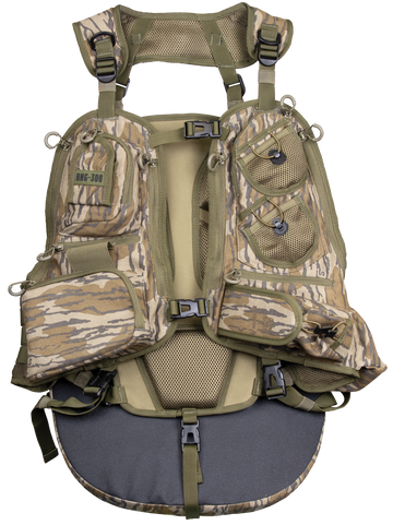 Moultrie KHT0223 Run N Gun Turkey Vest 300 Mossy Oak Bottomland