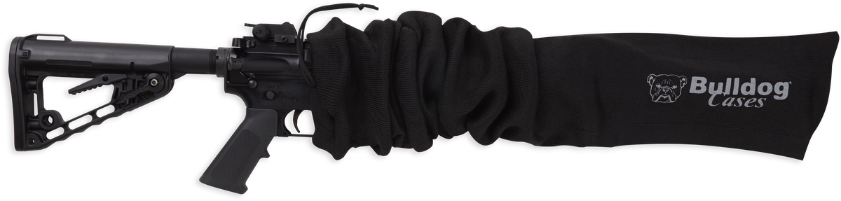 Bulldog BD158 Tactical Rifle Gun Sock 45" x 6" Knit Black