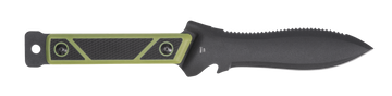 S.O.G Riptide HQ Edition 6.5" Fixed Blade Powder Coated Black/Green Polypropylene