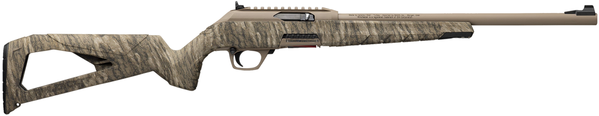 Winchester Wildcat 22 LR 18" 10+1 Semi-Auto Rifle - Mossy Oak Bottomland FDE