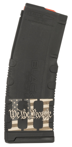 Black Rain Ordnance MAG303PERCENT 223 Rem/5.56 NATO 30rd Polymer AR-15 Magazine - We The People Engraving