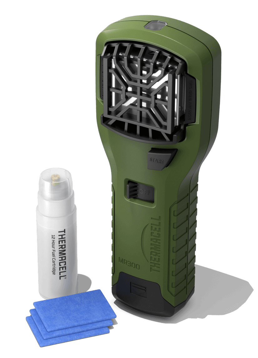 Thermacell MR300G Portable Mosquito Repeller Olive 15 ft 12-Hr