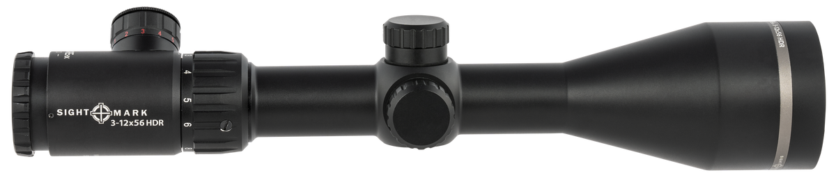 Sightmark Core HX 3-12x56mm 30mm Tube Illuminated Red HDR Reticle Riflescope