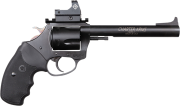 Charter Arms Target Mastiff 44 Special 6" 5-Shot Large Frame Revolver - Black Nitride Stainless