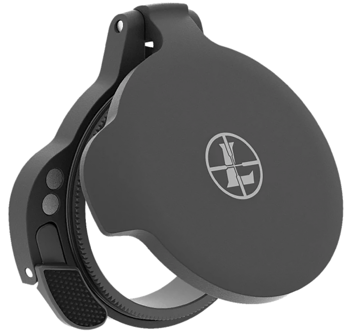 Leupold 117611 Alumina Flip-Back Scope Cover 36mm Matte Black - Large Eyepiece