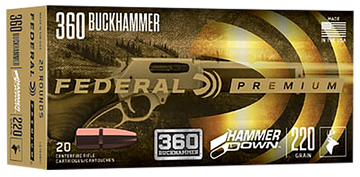 Federal Premium HammerDown 360 Buckhammer 220gr Soft Point 20rd - Box or Case