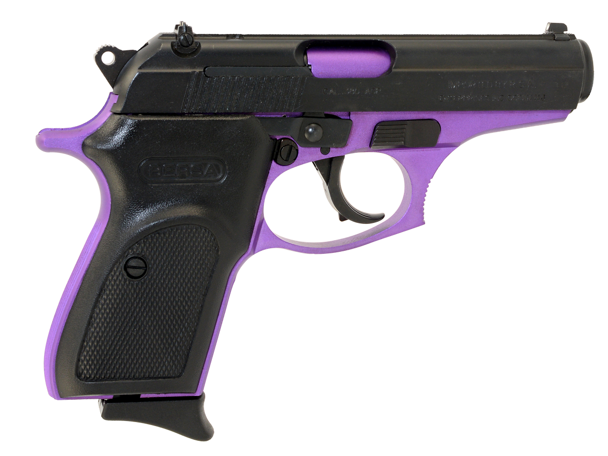 Bersa Thunder 380 ACP 3.50" 8+1 DA/SA Semi-Auto Pistol - Purple Cerakote Frame