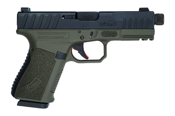 TriStar Apoc Pro 9mm Luger 4.50" 15+1 Semi-Auto Pistol - OD Green / Black Cerakote