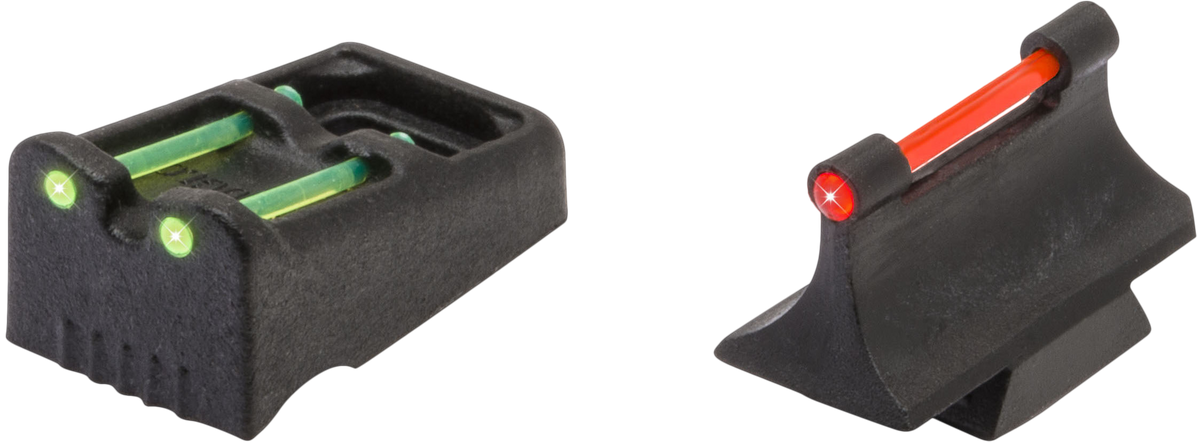 TruGlo TG961R Slug Gun Series Red/Green Fiber Optic Sight Set - Remington Shotgun
