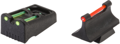 TruGlo TG961R Slug Gun Series Red/Green Fiber Optic Sight Set - Remington Shotgun