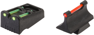TruGlo TG961R Slug Gun Series Red/Green Fiber Optic Sight Set - Remington Shotgun