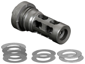 Yankee Hill 4302MB28A QD Light Tactical Muzzle Brake .30 Cal 1/2x28 Black Steel