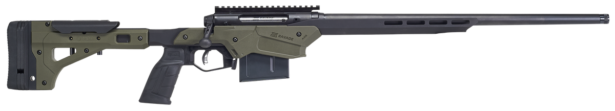 Savage Axis II Precision 6.5 Creedmoor 22" 10+1 Bolt Action Rifle - OD Green MDT Chassis