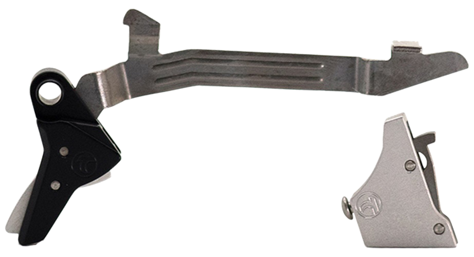 Timney Triggers Alpha Competition 9mm Luger/40 S&W Silver Straight Trigger for Glock Gen3-4 - 3 lb