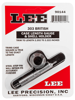 Lee Precision 90144 Case Length Gauge 303 British w/ Shell Holder