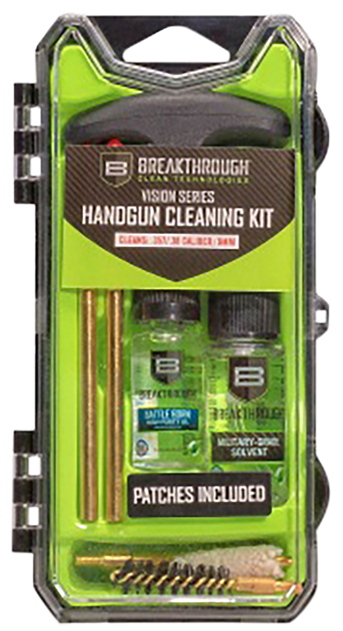 Breakthrough Clean Vision Series 9mm/.38/.357 Cal Pistol Cleaning Kit