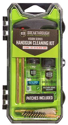 Breakthrough Clean Vision Series 9mm/.38/.357 Cal Pistol Cleaning Kit